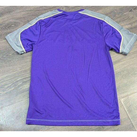 NFL Team Apparel TX3 Cool Minnesota Vikings Short Sleeve Shirt Medium Men's Y2K - Picture 2 of 3